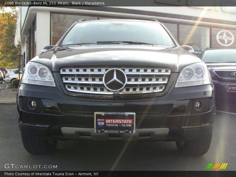Black / Macadamia 2008 Mercedes-Benz ML 350 4Matic