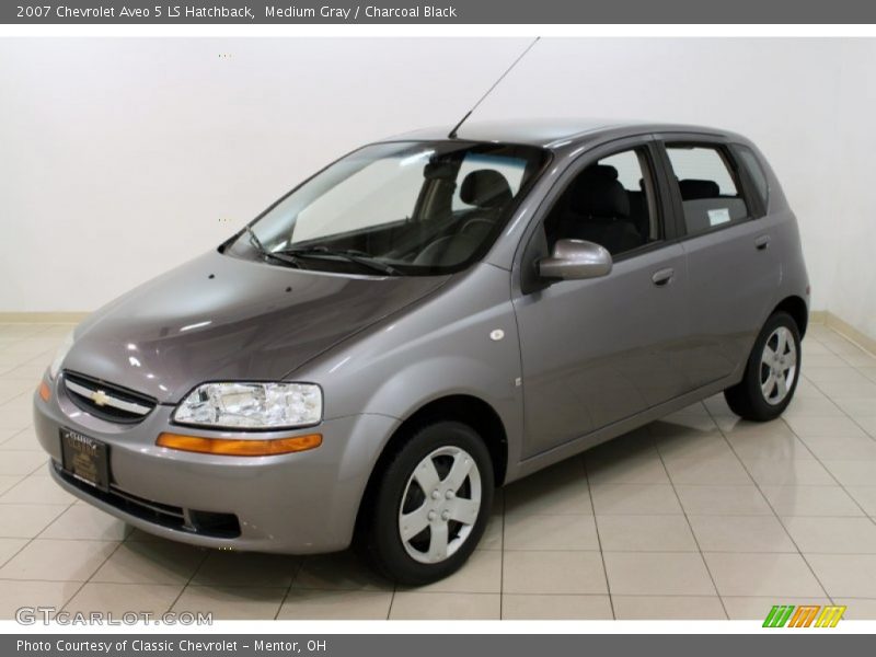 Medium Gray / Charcoal Black 2007 Chevrolet Aveo 5 LS Hatchback