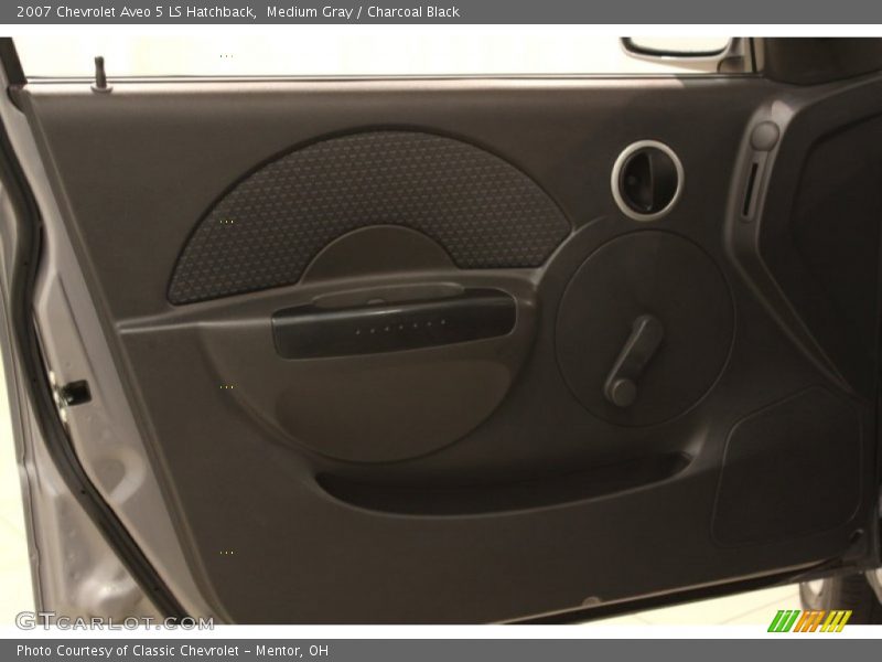Medium Gray / Charcoal Black 2007 Chevrolet Aveo 5 LS Hatchback