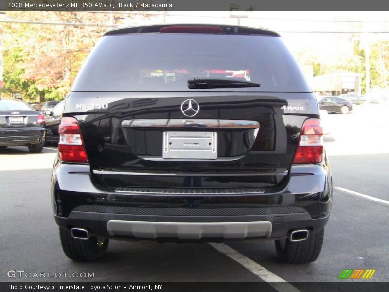 Black / Macadamia 2008 Mercedes-Benz ML 350 4Matic