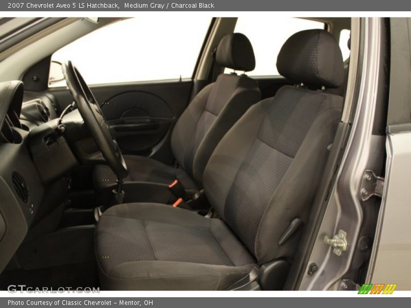 Medium Gray / Charcoal Black 2007 Chevrolet Aveo 5 LS Hatchback