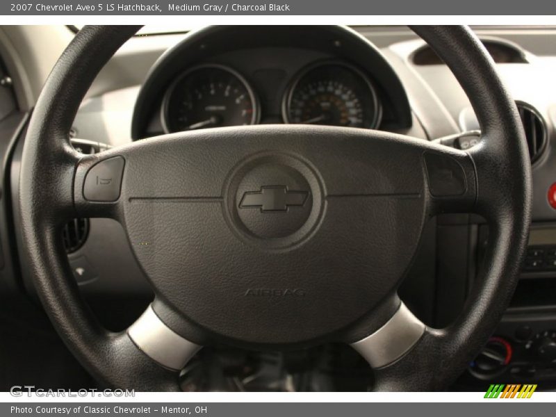 Medium Gray / Charcoal Black 2007 Chevrolet Aveo 5 LS Hatchback