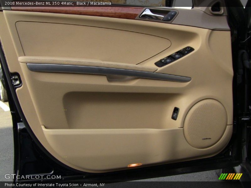 Black / Macadamia 2008 Mercedes-Benz ML 350 4Matic