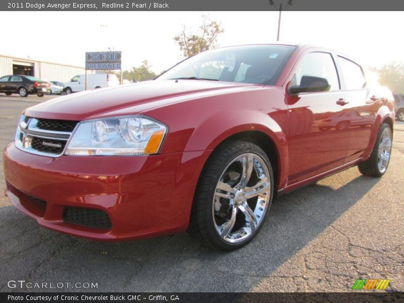 Redline 2 Pearl / Black 2011 Dodge Avenger Express