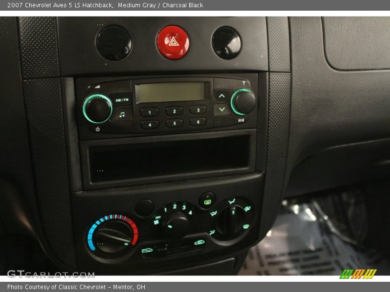 Medium Gray / Charcoal Black 2007 Chevrolet Aveo 5 LS Hatchback