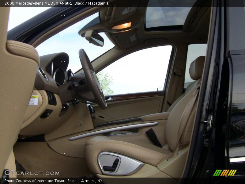 Black / Macadamia 2008 Mercedes-Benz ML 350 4Matic