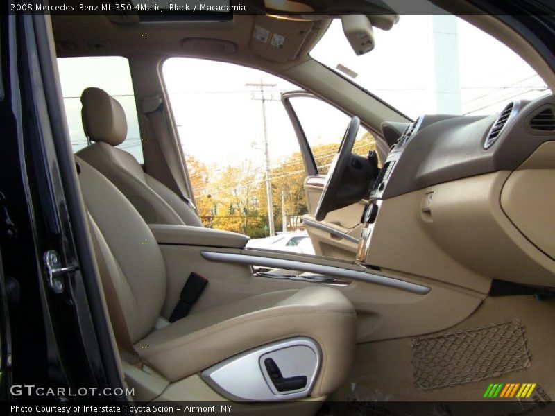Black / Macadamia 2008 Mercedes-Benz ML 350 4Matic