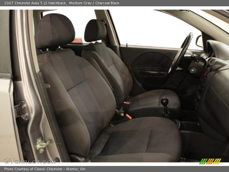 Medium Gray / Charcoal Black 2007 Chevrolet Aveo 5 LS Hatchback