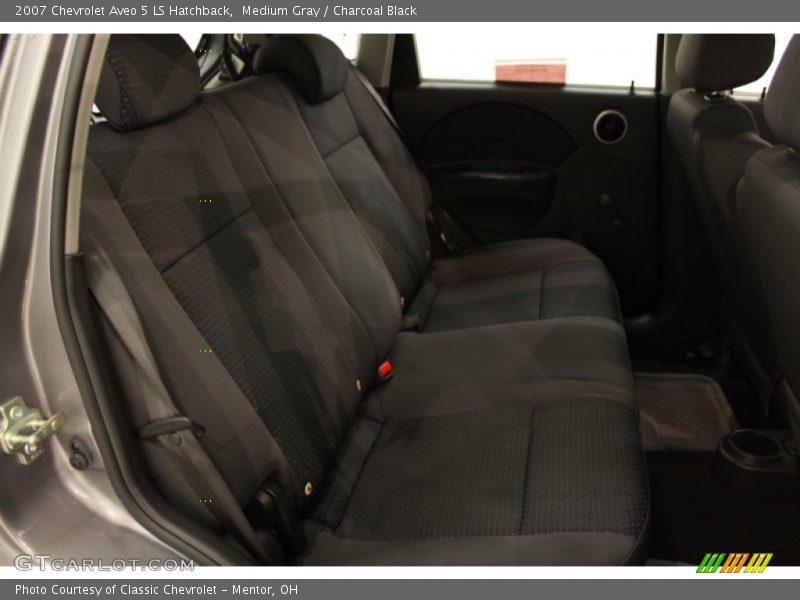 Medium Gray / Charcoal Black 2007 Chevrolet Aveo 5 LS Hatchback