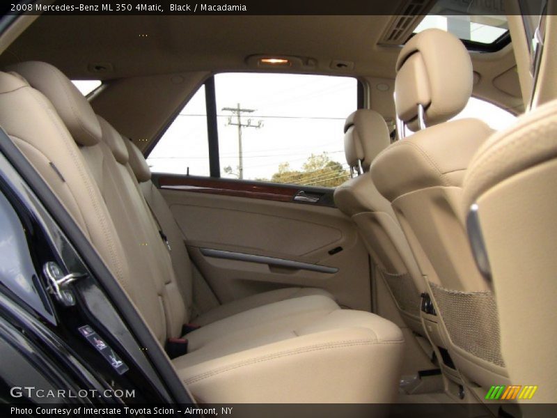 Black / Macadamia 2008 Mercedes-Benz ML 350 4Matic