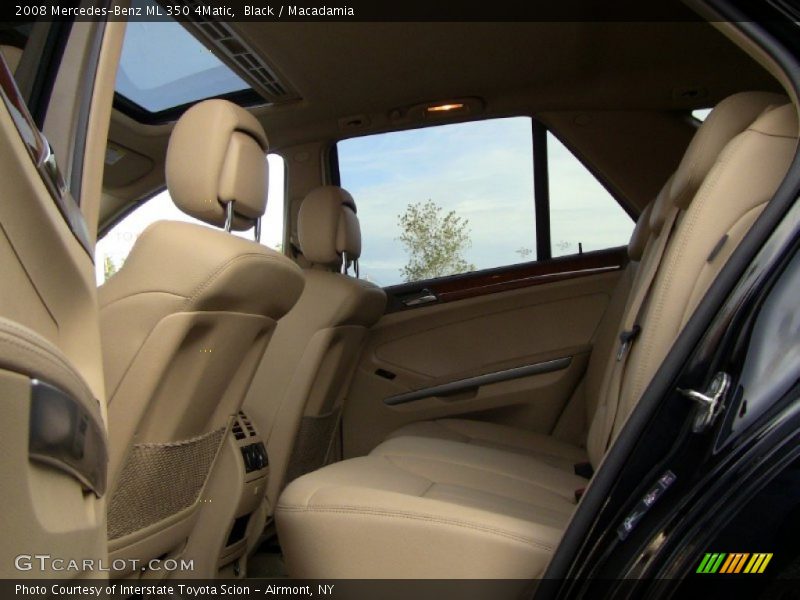 Black / Macadamia 2008 Mercedes-Benz ML 350 4Matic