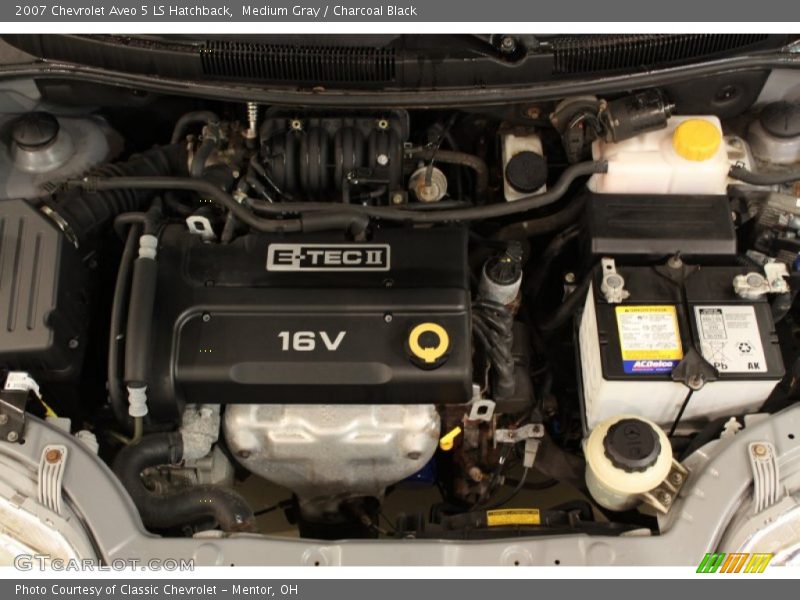 Medium Gray / Charcoal Black 2007 Chevrolet Aveo 5 LS Hatchback