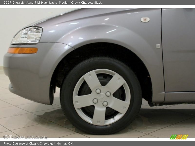 Medium Gray / Charcoal Black 2007 Chevrolet Aveo 5 LS Hatchback