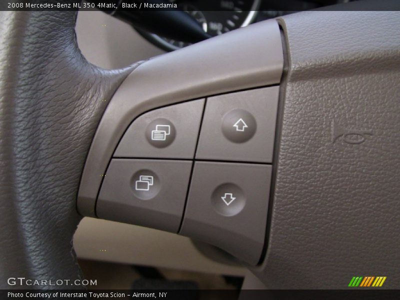 Black / Macadamia 2008 Mercedes-Benz ML 350 4Matic