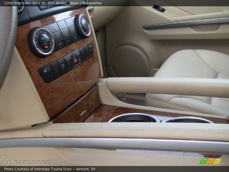 Black / Macadamia 2008 Mercedes-Benz ML 350 4Matic