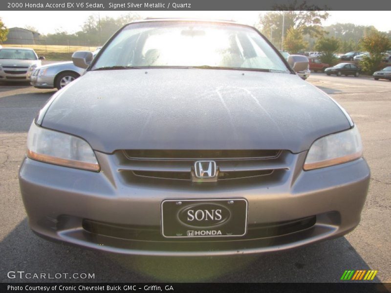 Signet Silver Metallic / Quartz 2000 Honda Accord EX V6 Sedan