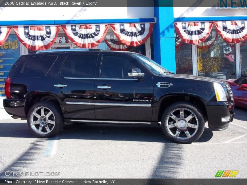 Black Raven / Ebony 2008 Cadillac Escalade AWD