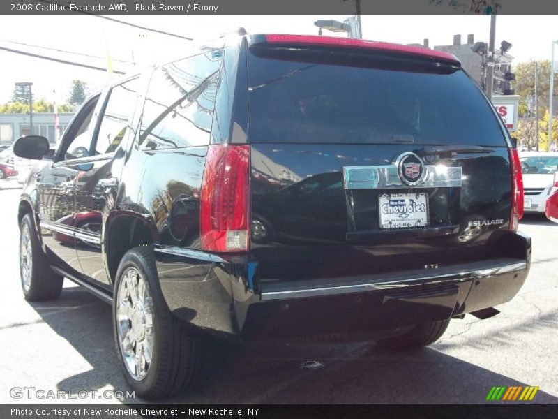 Black Raven / Ebony 2008 Cadillac Escalade AWD