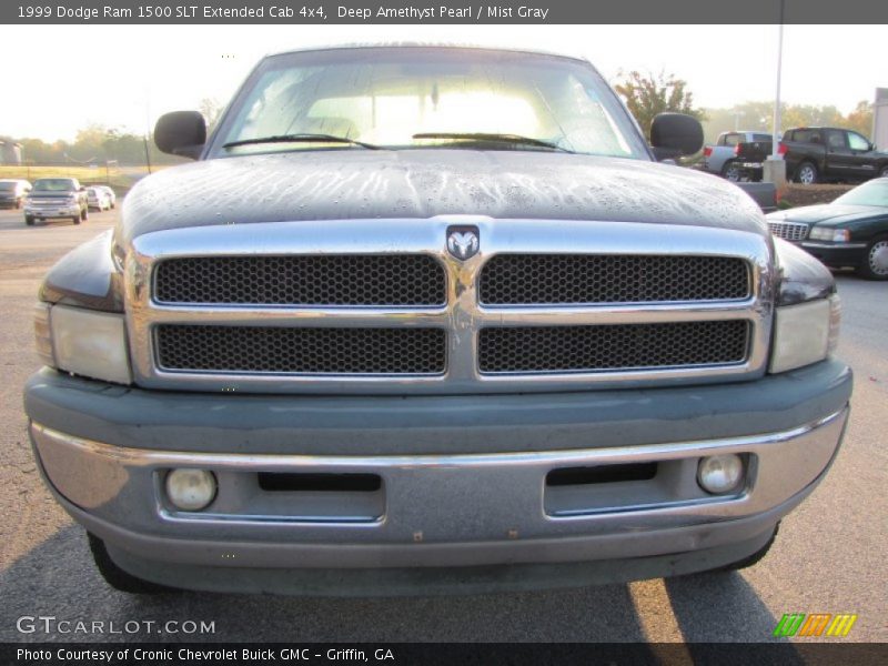 Deep Amethyst Pearl / Mist Gray 1999 Dodge Ram 1500 SLT Extended Cab 4x4