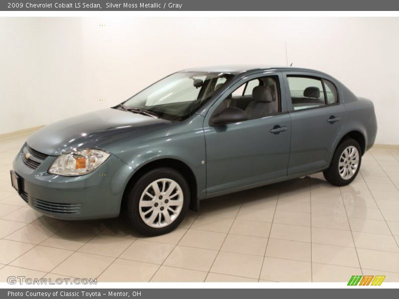 Silver Moss Metallic / Gray 2009 Chevrolet Cobalt LS Sedan
