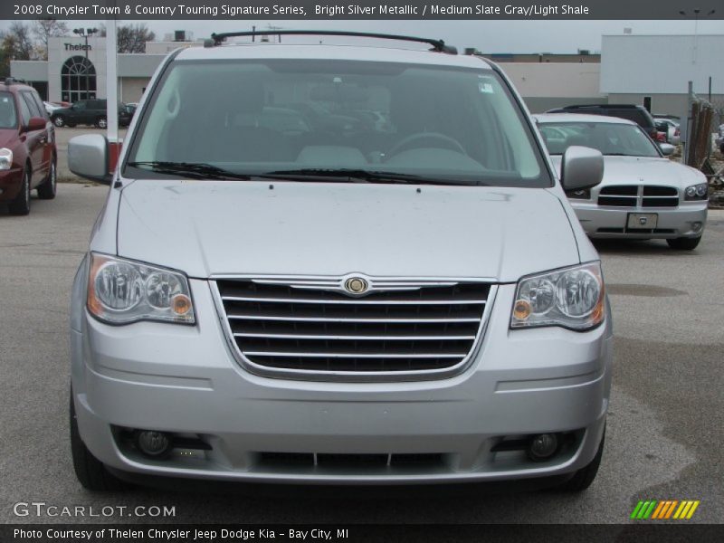 Bright Silver Metallic / Medium Slate Gray/Light Shale 2008 Chrysler Town & Country Touring Signature Series