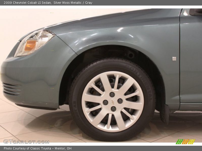 Silver Moss Metallic / Gray 2009 Chevrolet Cobalt LS Sedan
