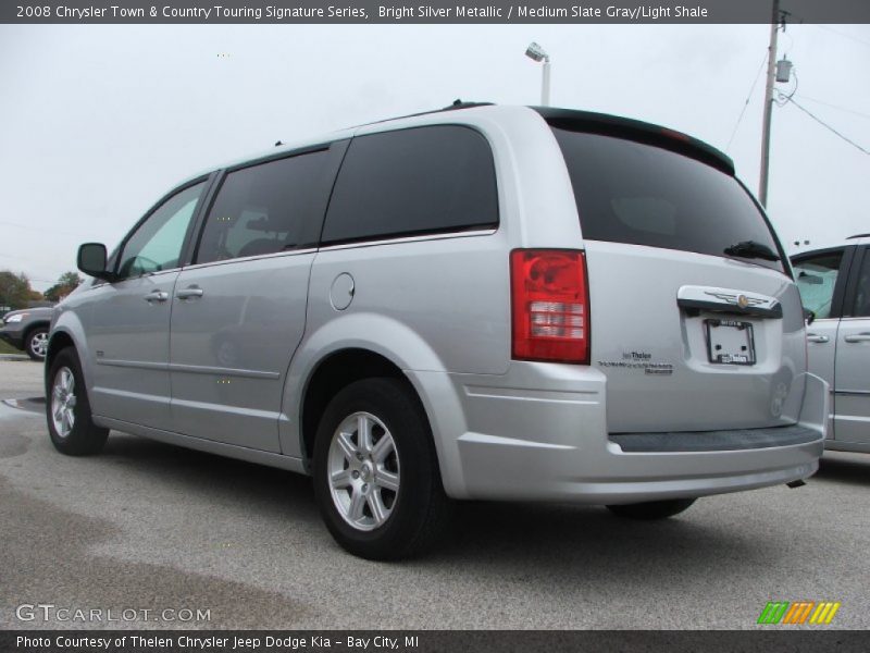 Bright Silver Metallic / Medium Slate Gray/Light Shale 2008 Chrysler Town & Country Touring Signature Series