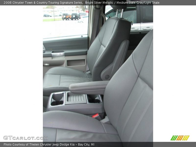Bright Silver Metallic / Medium Slate Gray/Light Shale 2008 Chrysler Town & Country Touring Signature Series