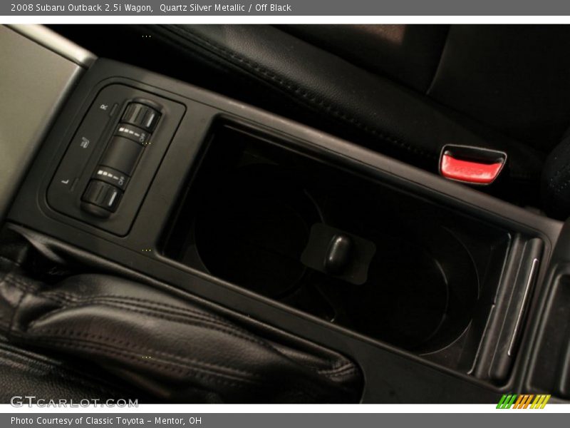 Quartz Silver Metallic / Off Black 2008 Subaru Outback 2.5i Wagon