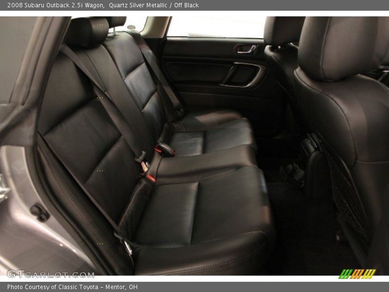 Quartz Silver Metallic / Off Black 2008 Subaru Outback 2.5i Wagon