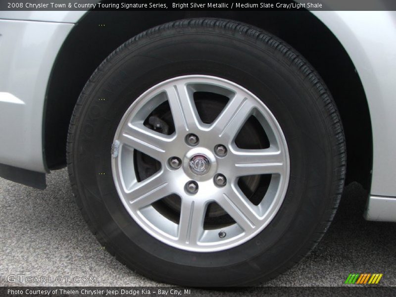 Bright Silver Metallic / Medium Slate Gray/Light Shale 2008 Chrysler Town & Country Touring Signature Series