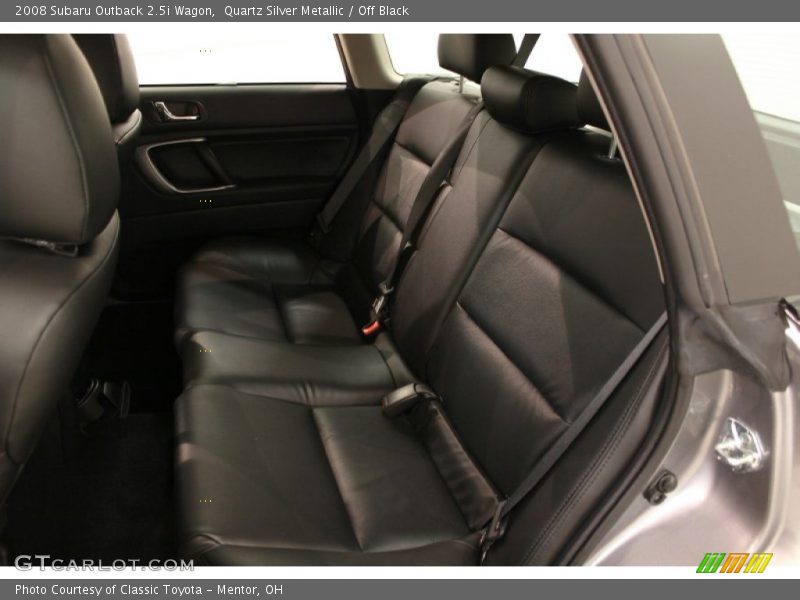 Quartz Silver Metallic / Off Black 2008 Subaru Outback 2.5i Wagon