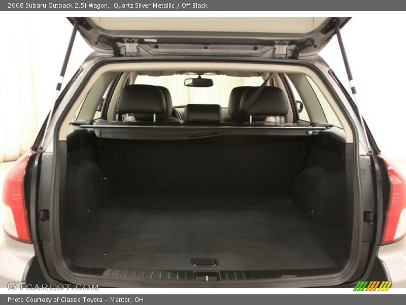 Quartz Silver Metallic / Off Black 2008 Subaru Outback 2.5i Wagon