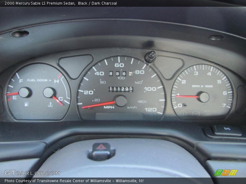 Black / Dark Charcoal 2000 Mercury Sable LS Premium Sedan