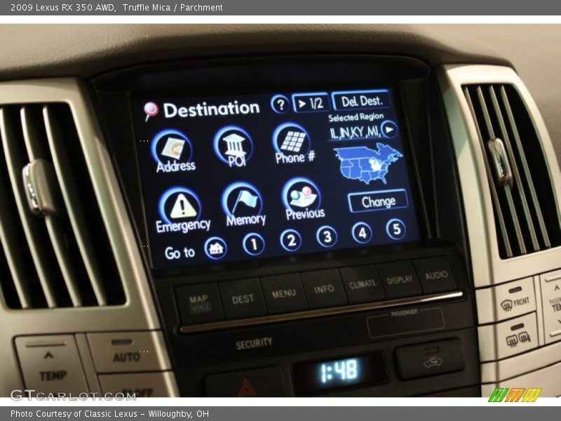 Truffle Mica / Parchment 2009 Lexus RX 350 AWD