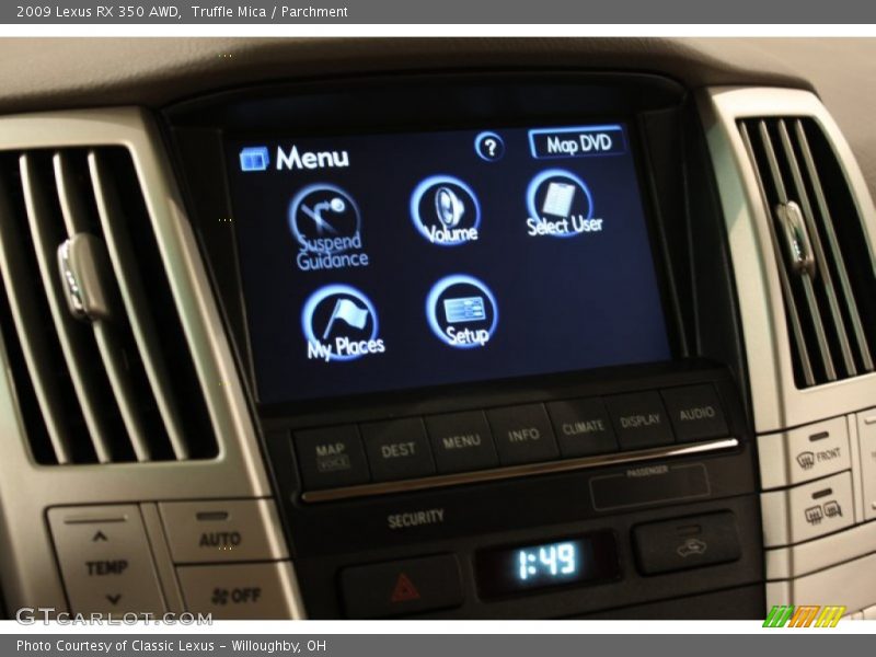 Truffle Mica / Parchment 2009 Lexus RX 350 AWD