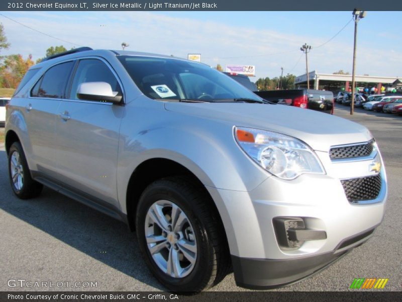 Silver Ice Metallic / Light Titanium/Jet Black 2012 Chevrolet Equinox LT