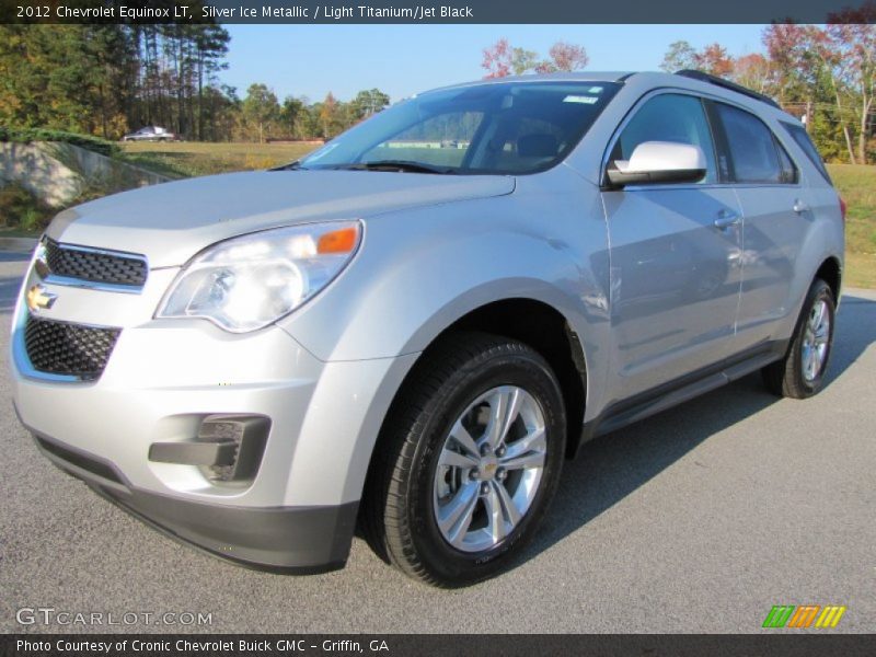 Silver Ice Metallic / Light Titanium/Jet Black 2012 Chevrolet Equinox LT