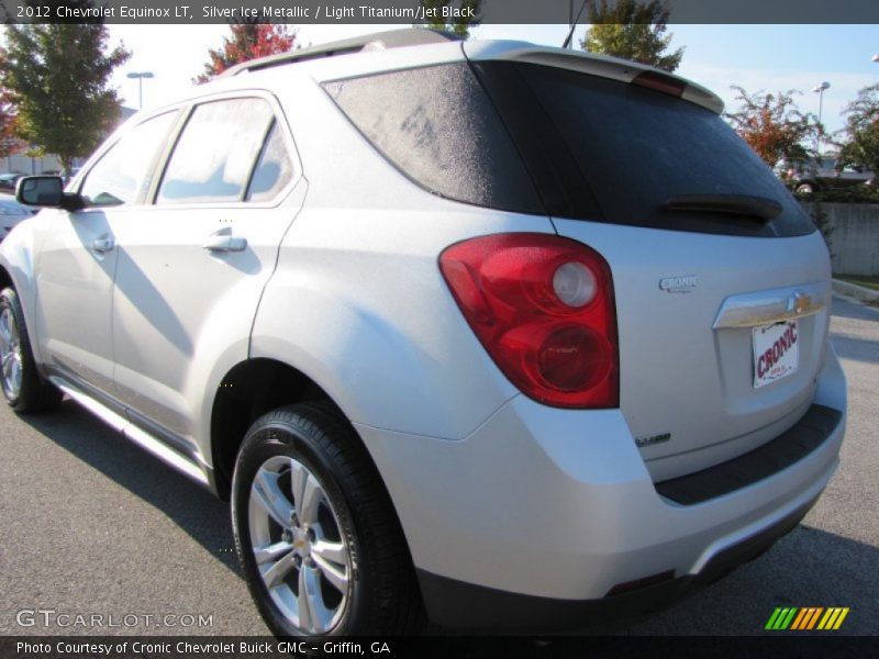 Silver Ice Metallic / Light Titanium/Jet Black 2012 Chevrolet Equinox LT
