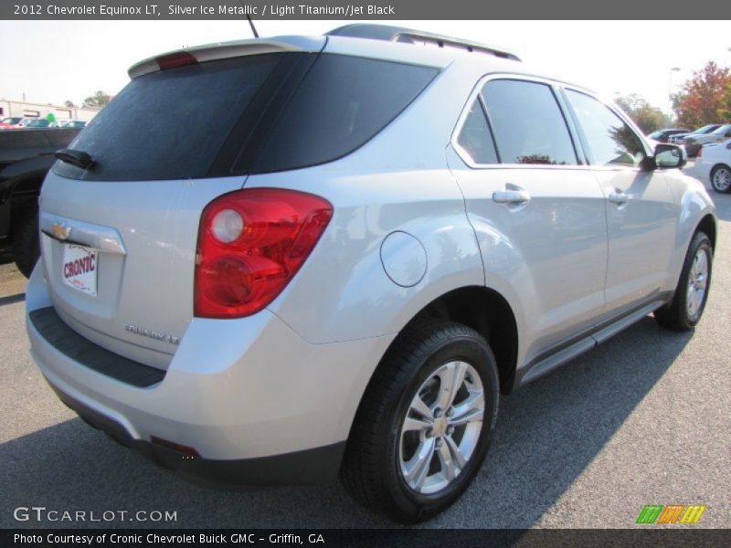 Silver Ice Metallic / Light Titanium/Jet Black 2012 Chevrolet Equinox LT