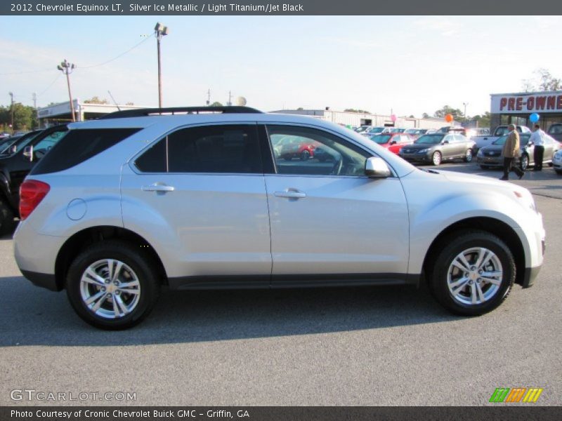 Silver Ice Metallic / Light Titanium/Jet Black 2012 Chevrolet Equinox LT