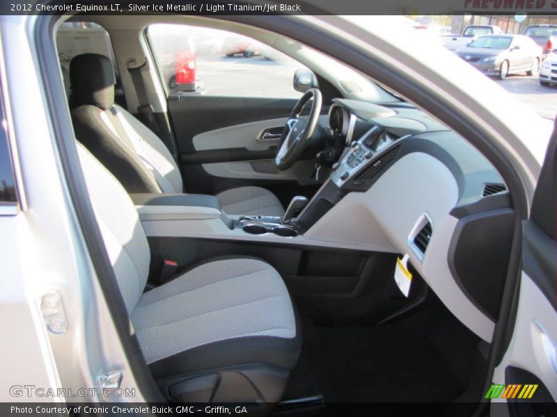 Silver Ice Metallic / Light Titanium/Jet Black 2012 Chevrolet Equinox LT