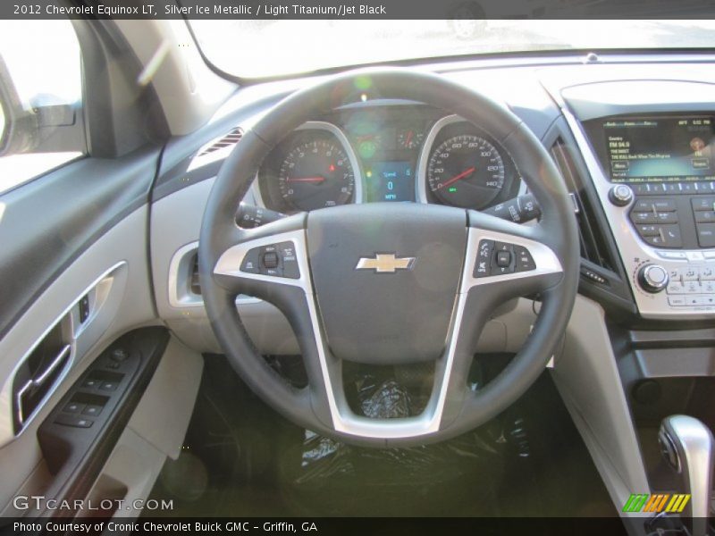 Silver Ice Metallic / Light Titanium/Jet Black 2012 Chevrolet Equinox LT