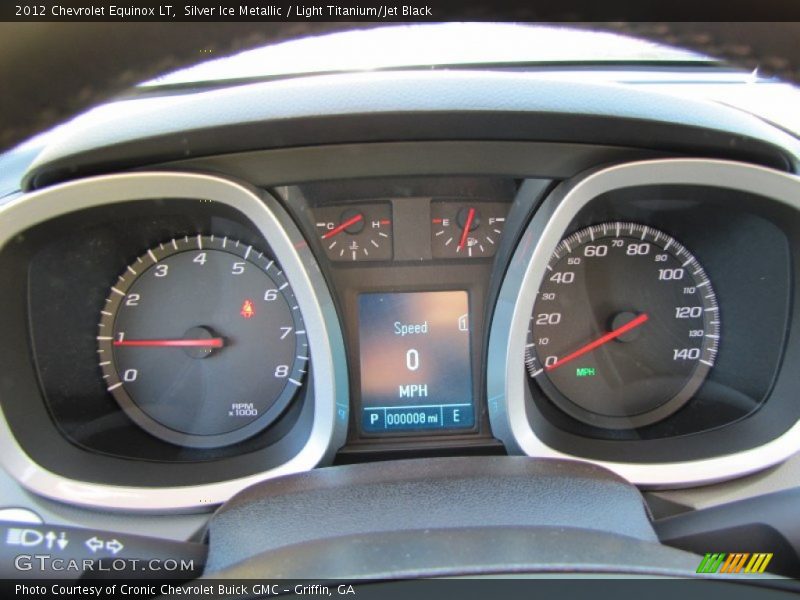Silver Ice Metallic / Light Titanium/Jet Black 2012 Chevrolet Equinox LT