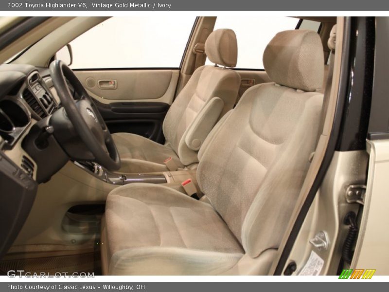 Vintage Gold Metallic / Ivory 2002 Toyota Highlander V6