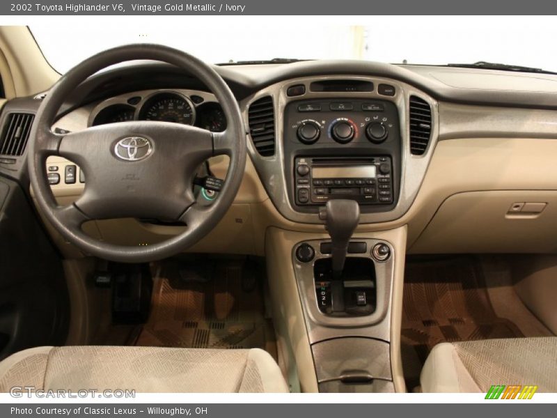 Vintage Gold Metallic / Ivory 2002 Toyota Highlander V6