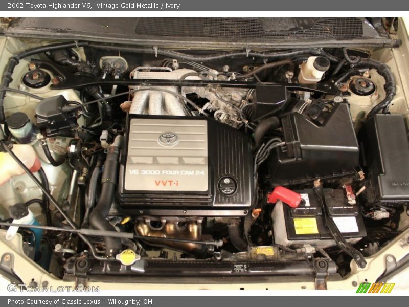 Vintage Gold Metallic / Ivory 2002 Toyota Highlander V6