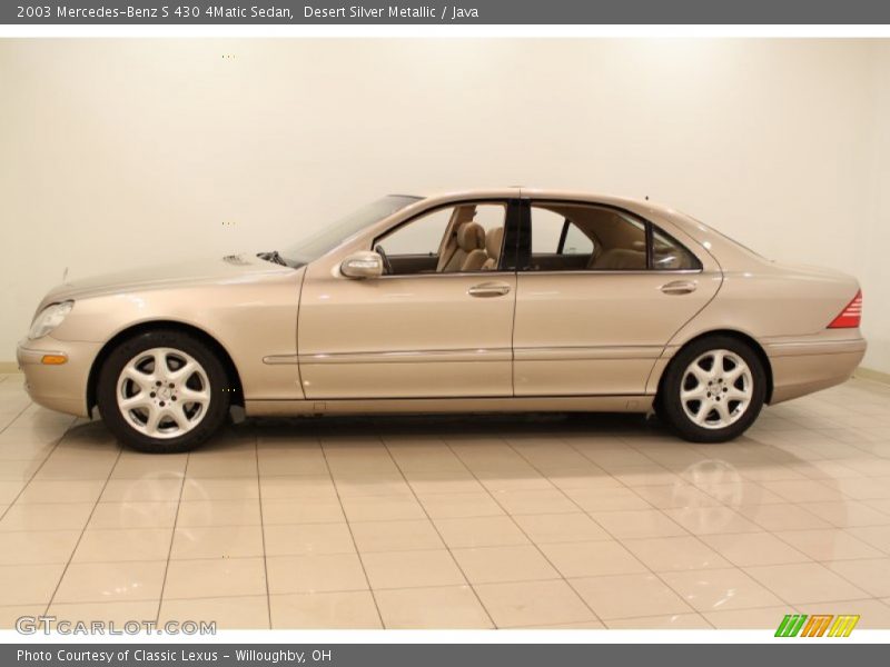 Desert Silver Metallic / Java 2003 Mercedes-Benz S 430 4Matic Sedan