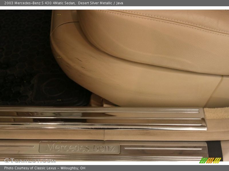 Desert Silver Metallic / Java 2003 Mercedes-Benz S 430 4Matic Sedan