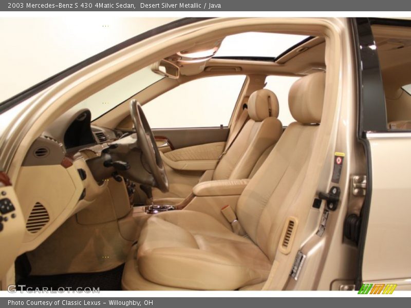  2003 S 430 4Matic Sedan Java Interior